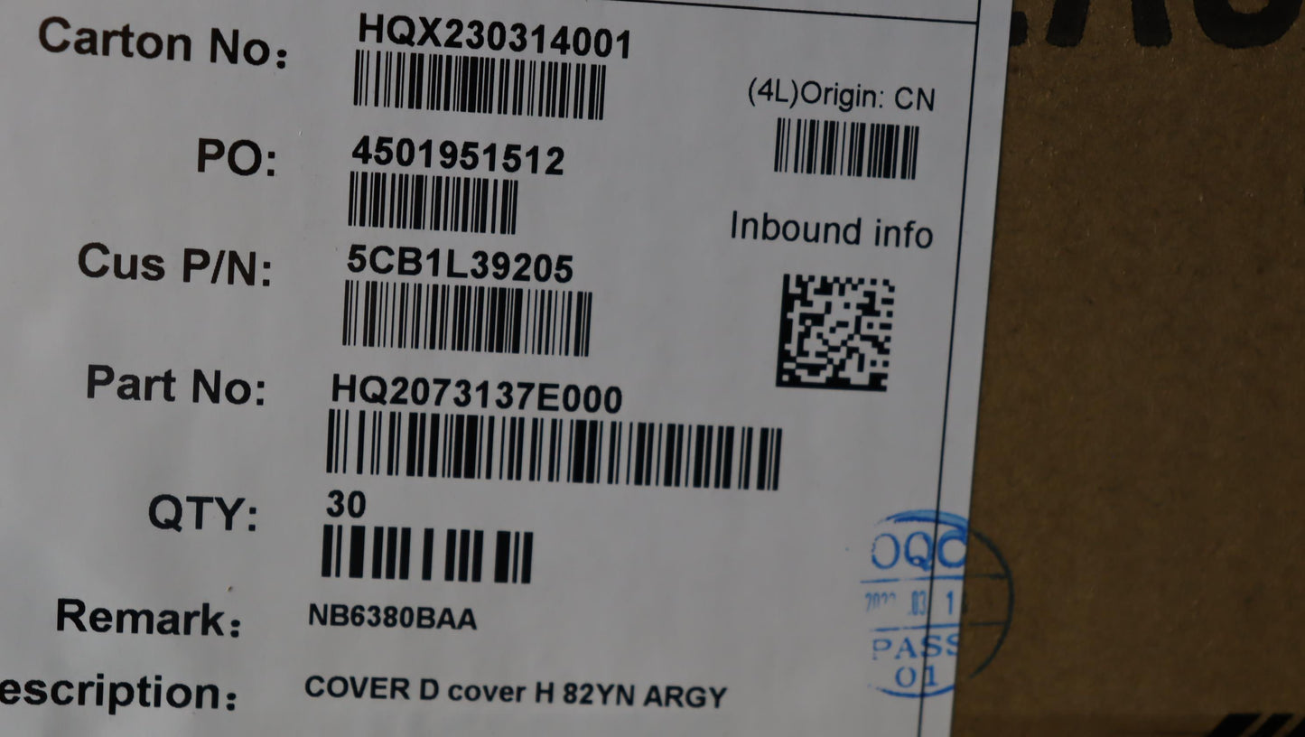 Lenovo Cover D Cover H 82Yn Argy - 5CB1L39205
