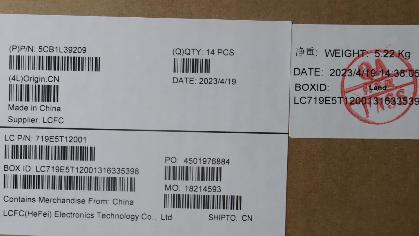 Lenovo Cover Cover L 21J8 Lowercase S - 5CB1L39209
