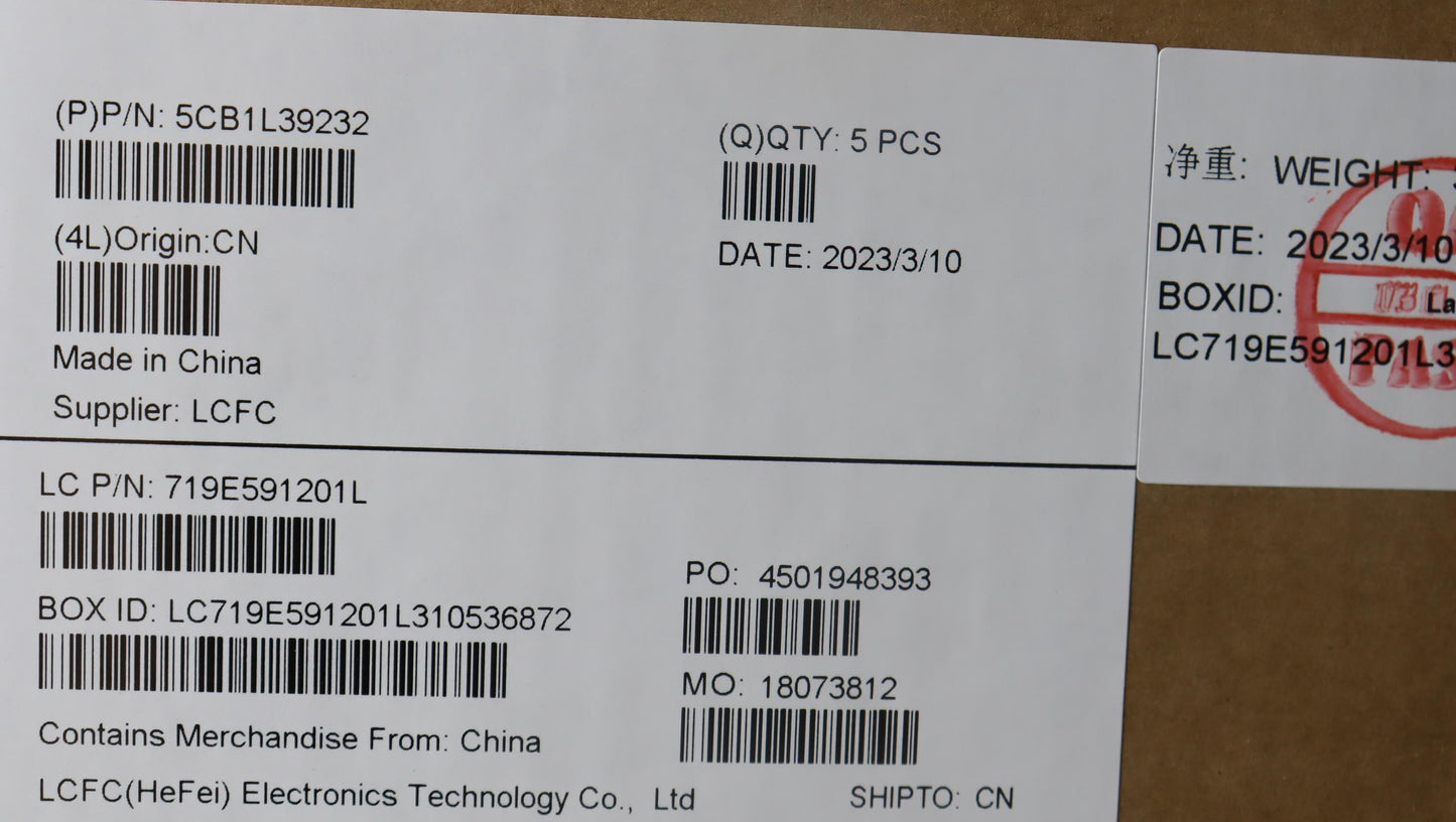 Lenovo Cover Upper Case Assembly Fra - 5CB1L39232