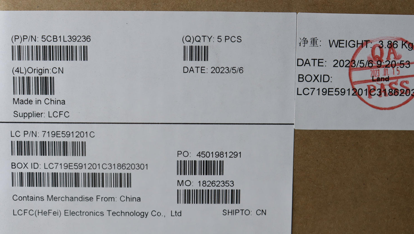 Lenovo Cover Upper Caseassembly Fra/E - 5CB1L39236