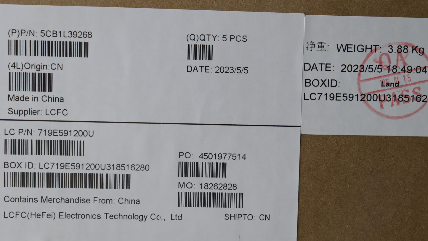 Lenovo Cover Upper Case Assembly Sws - 5CB1L39268