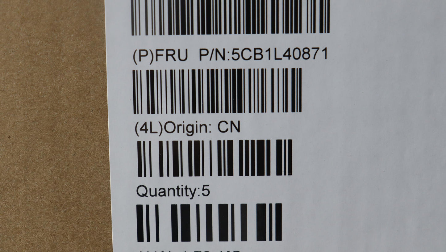 Lenovo Cover Upper Case Assembly Eng - 5CB1L40871