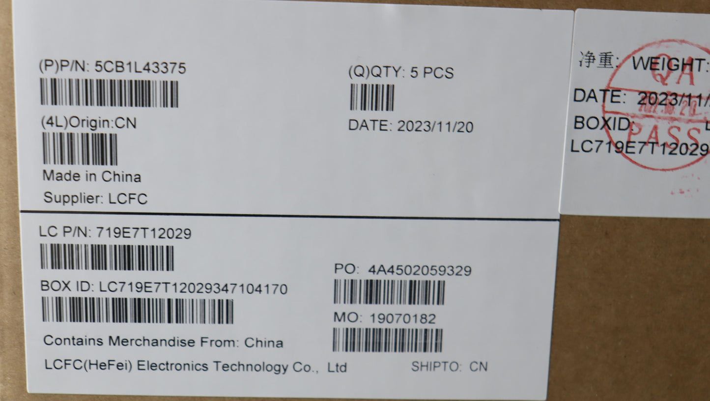 Lenovo Cover Uppercaseassembly Laspa - 5CB1L43375
