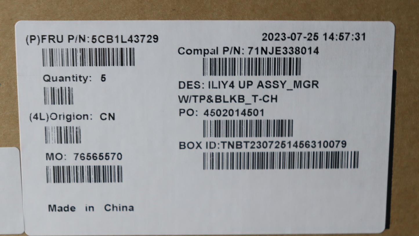 Lenovo Cover Uppercaseassembly Tc C21 - 5CB1L43729