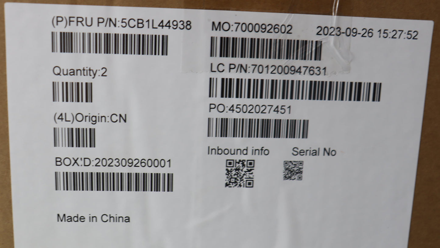 Lenovo Cover Upper Case Assembly Sws - 5CB1L44938