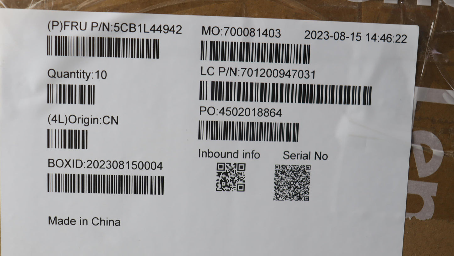 Lenovo Cover Upper Case Assembly Uke - 5CB1L44942