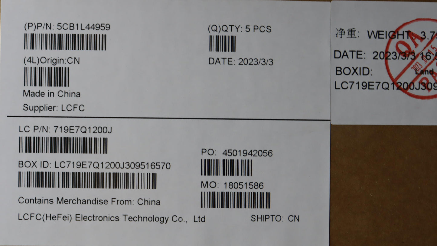 Lenovo Cover Upper Case Assembly Eng - 5CB1L44959