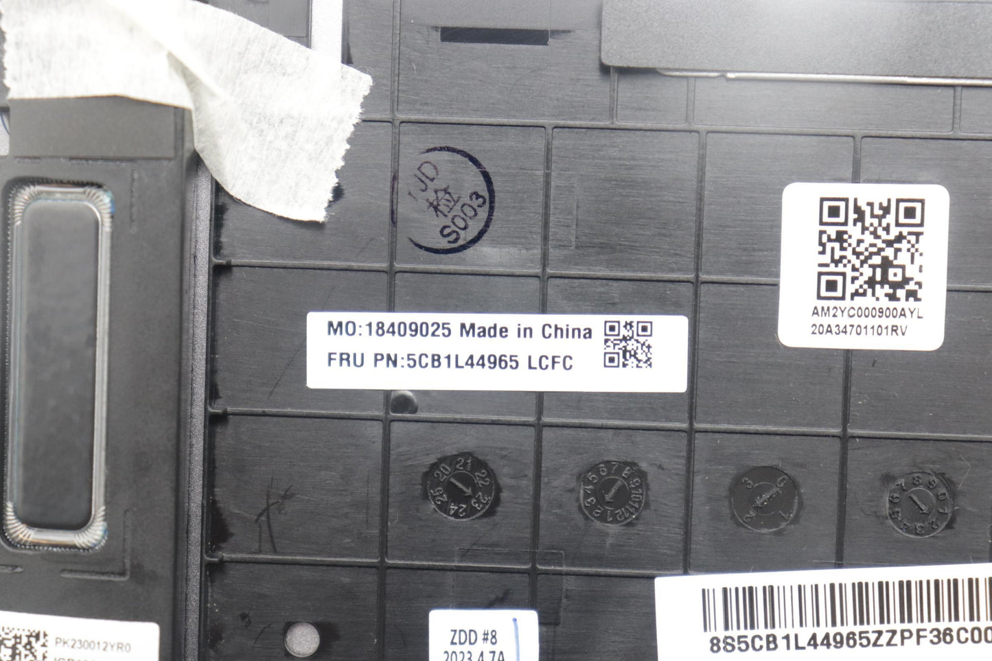 Lenovo Cover Upper Case Assembly Gre - 5CB1L44965
