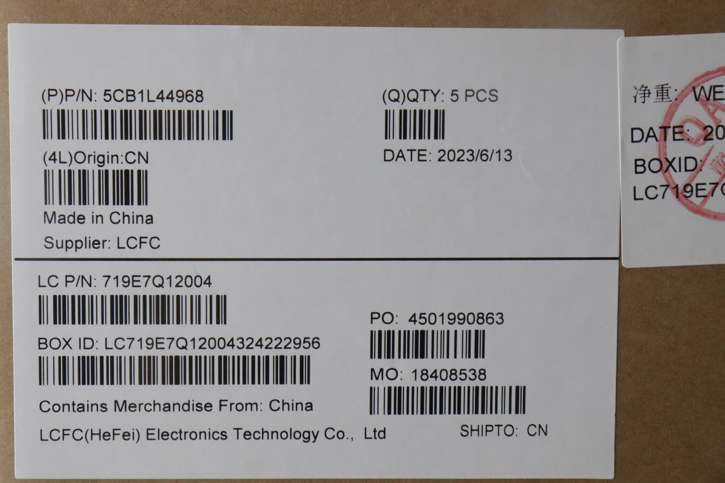 Lenovo Cover Upper Case Assembly Hun - 5CB1L44968
