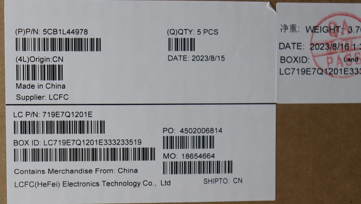 Lenovo Cover Upper Case Assembly Spa - 5CB1L44978