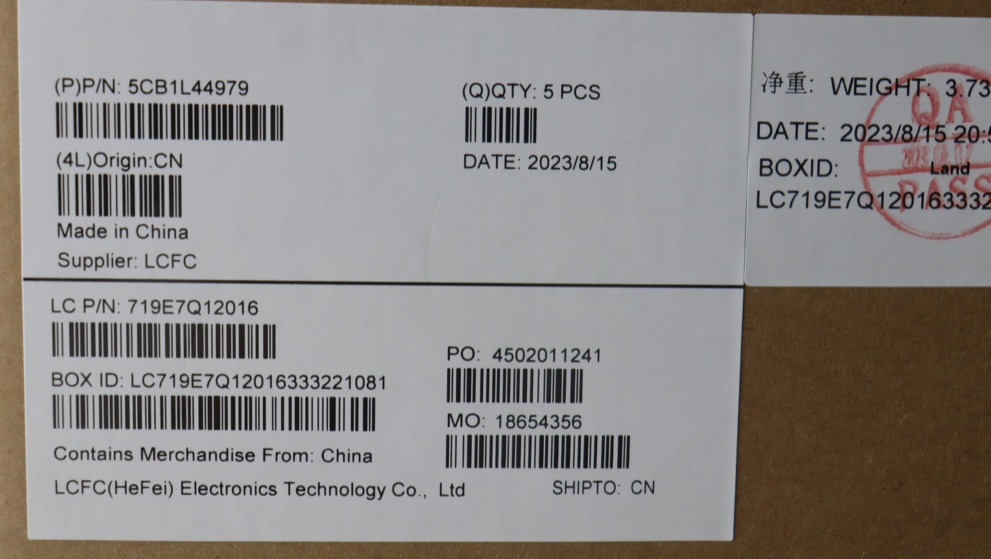 Lenovo Cover Upper Case Assembly Sws - 5CB1L44979