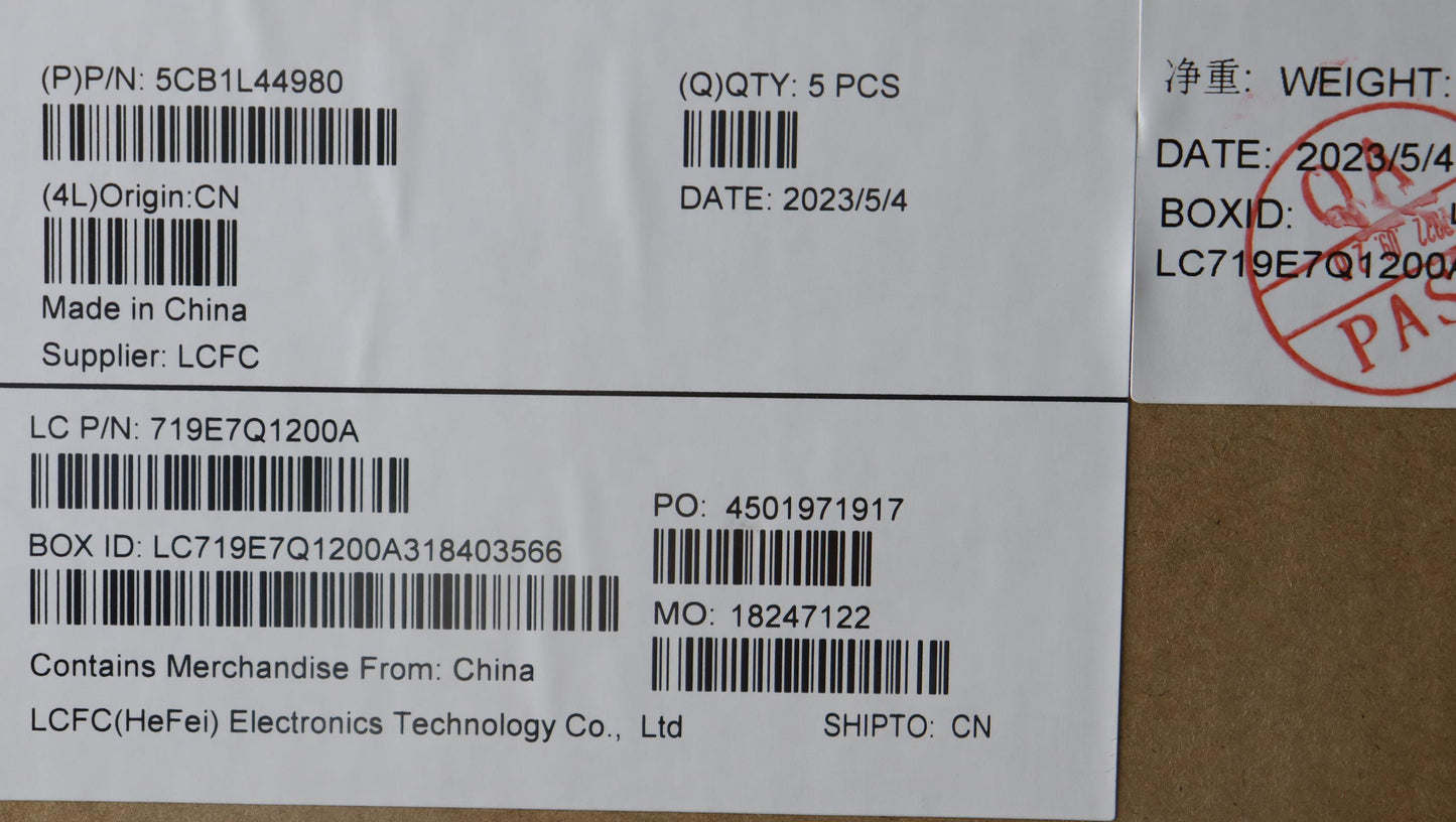 Lenovo Cover Upper Case Assembly Tc L - 5CB1L44980