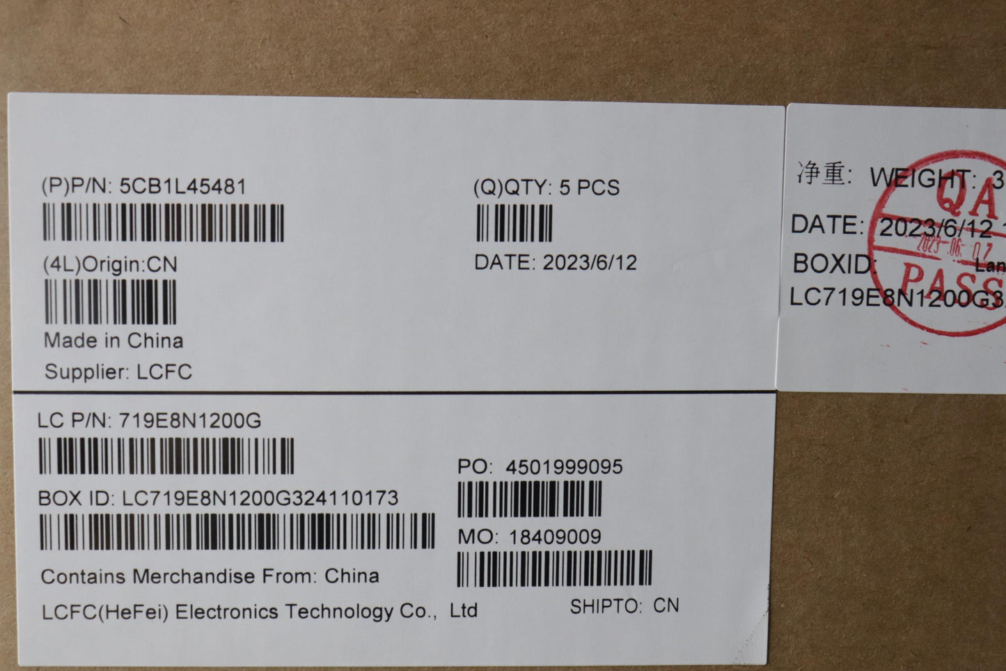 Lenovo Cover Upper Case Assembly Eng - 5CB1L45481