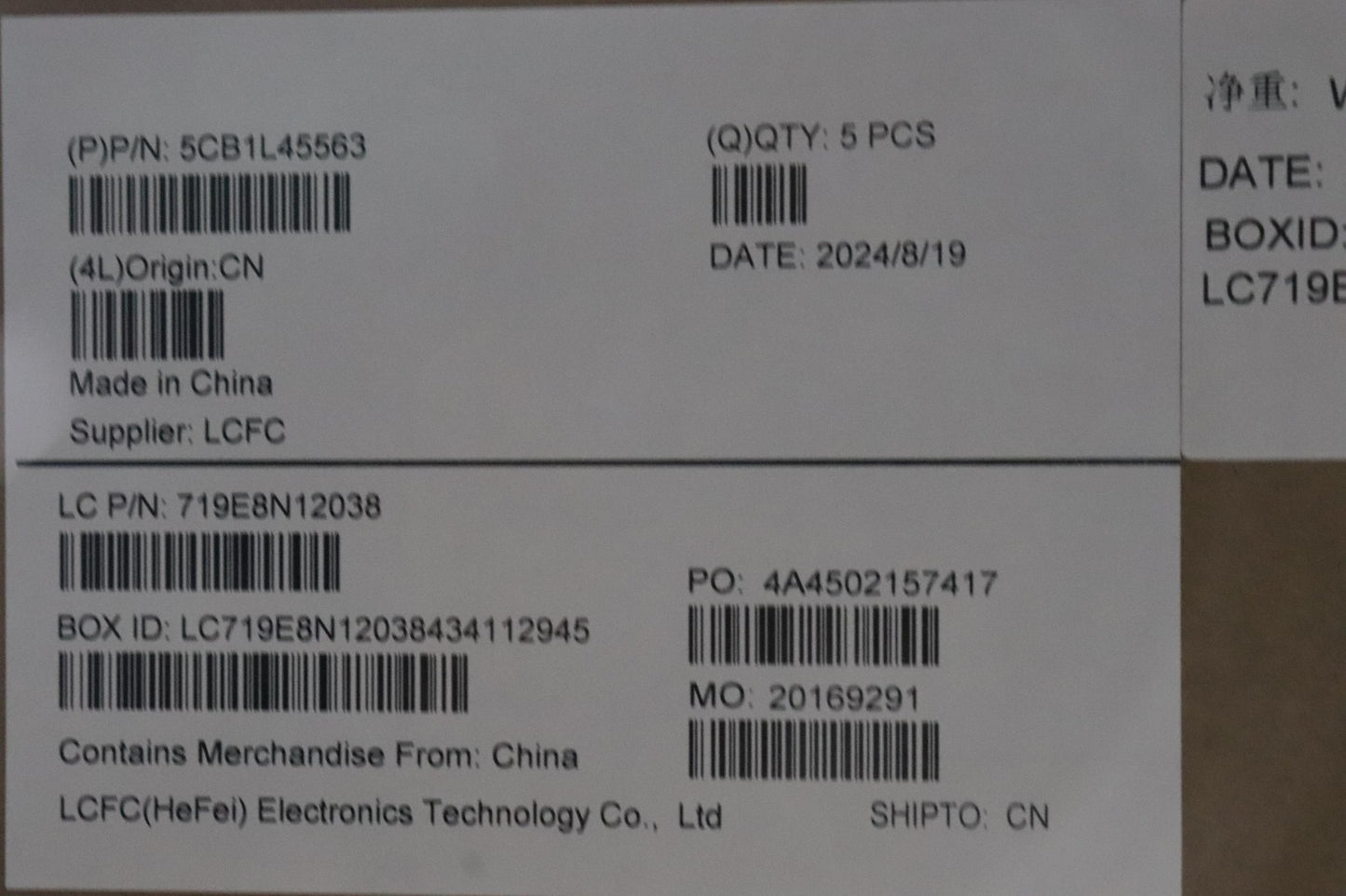 Lenovo Cover Upper Case Assembly Bel - 5CB1L45563