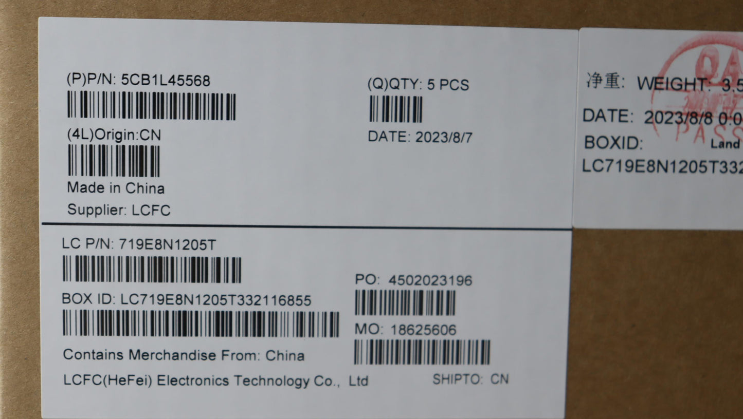 Lenovo Cover Upper Case Assembly Euro - 5CB1L45568