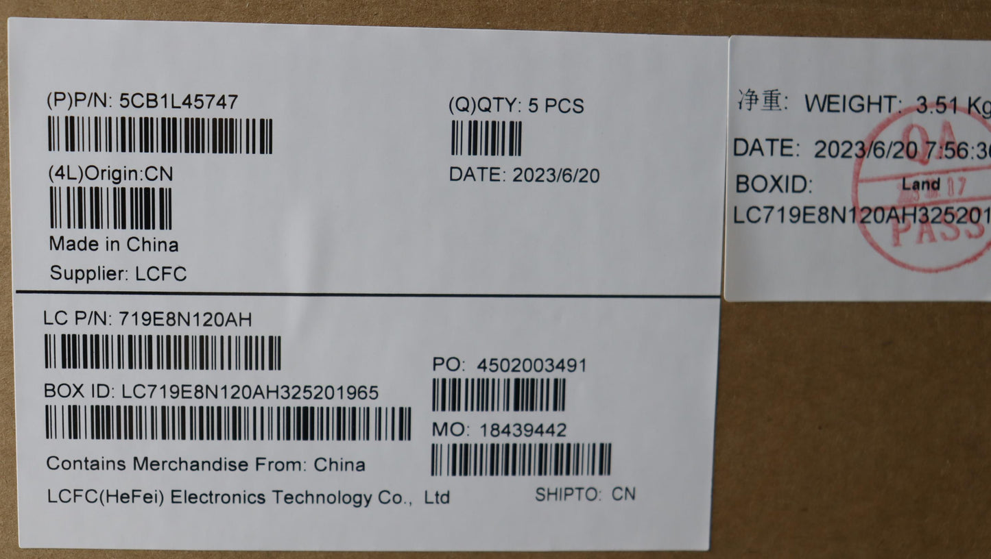 Lenovo Cover Upper Case Assembly Spa - 5CB1L45747