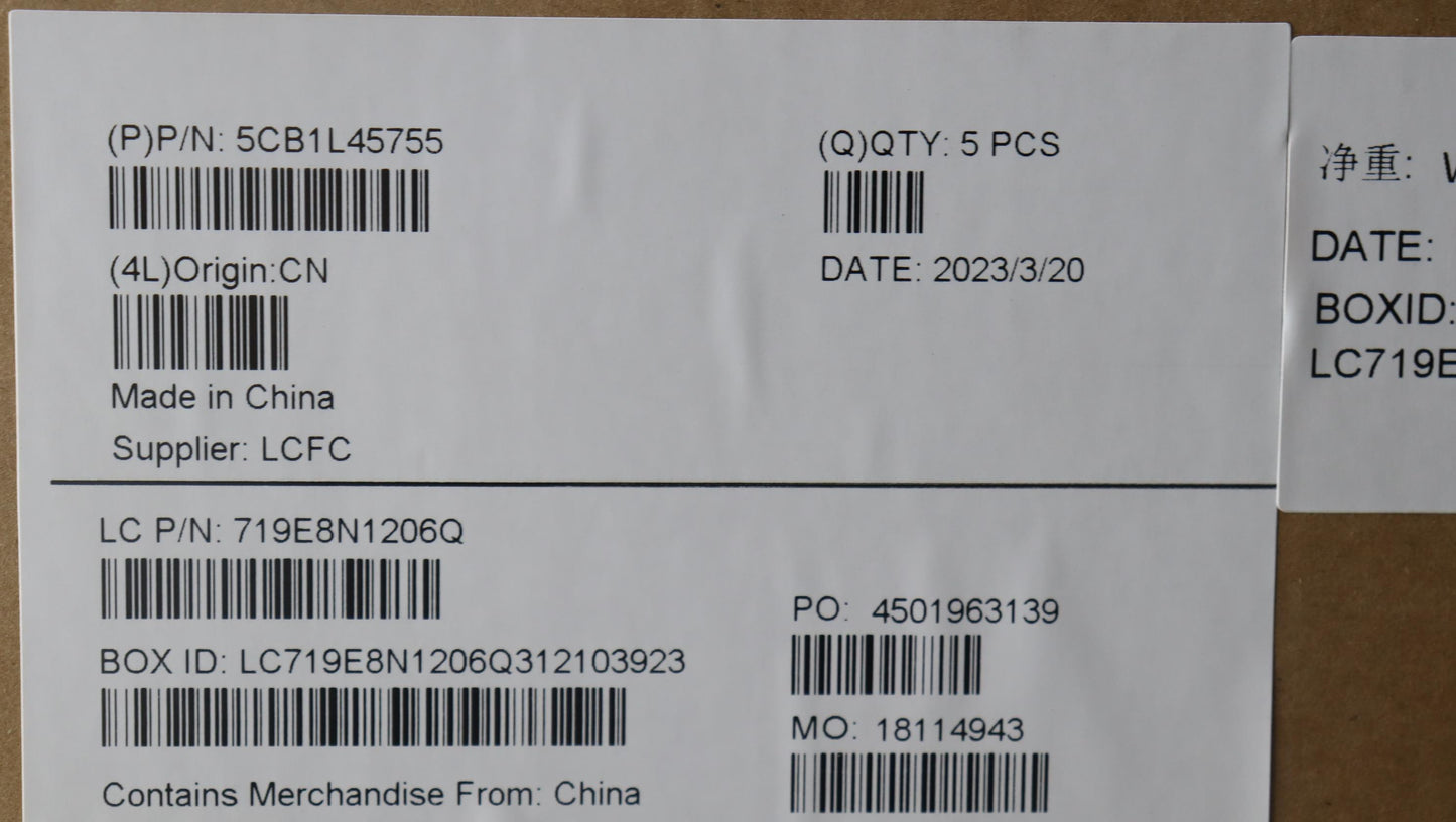 Lenovo Cover Upper Case Assembly Rus - 5CB1L45755