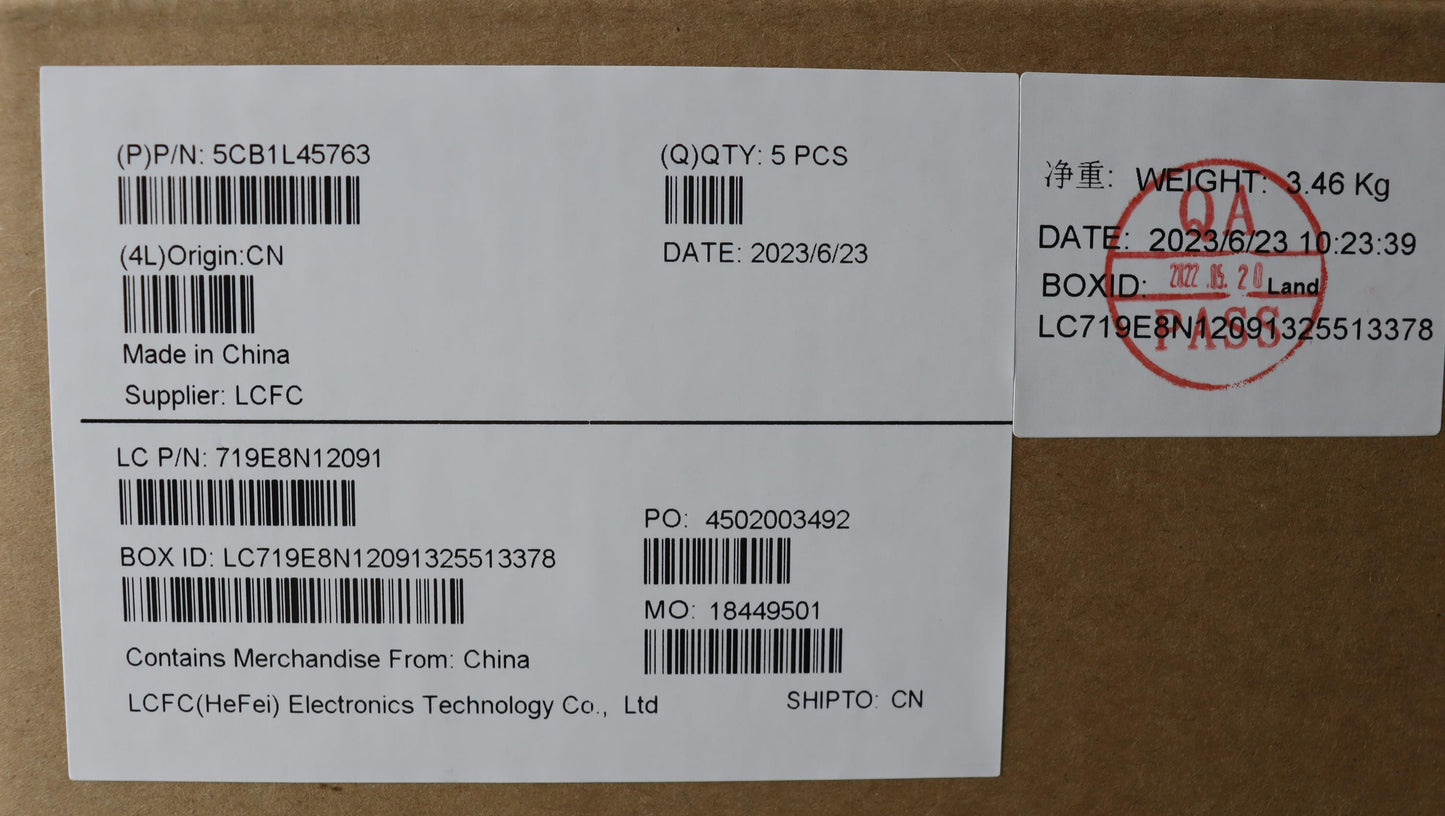 Lenovo Cover Upper Case Assembly Nord - 5CB1L45763