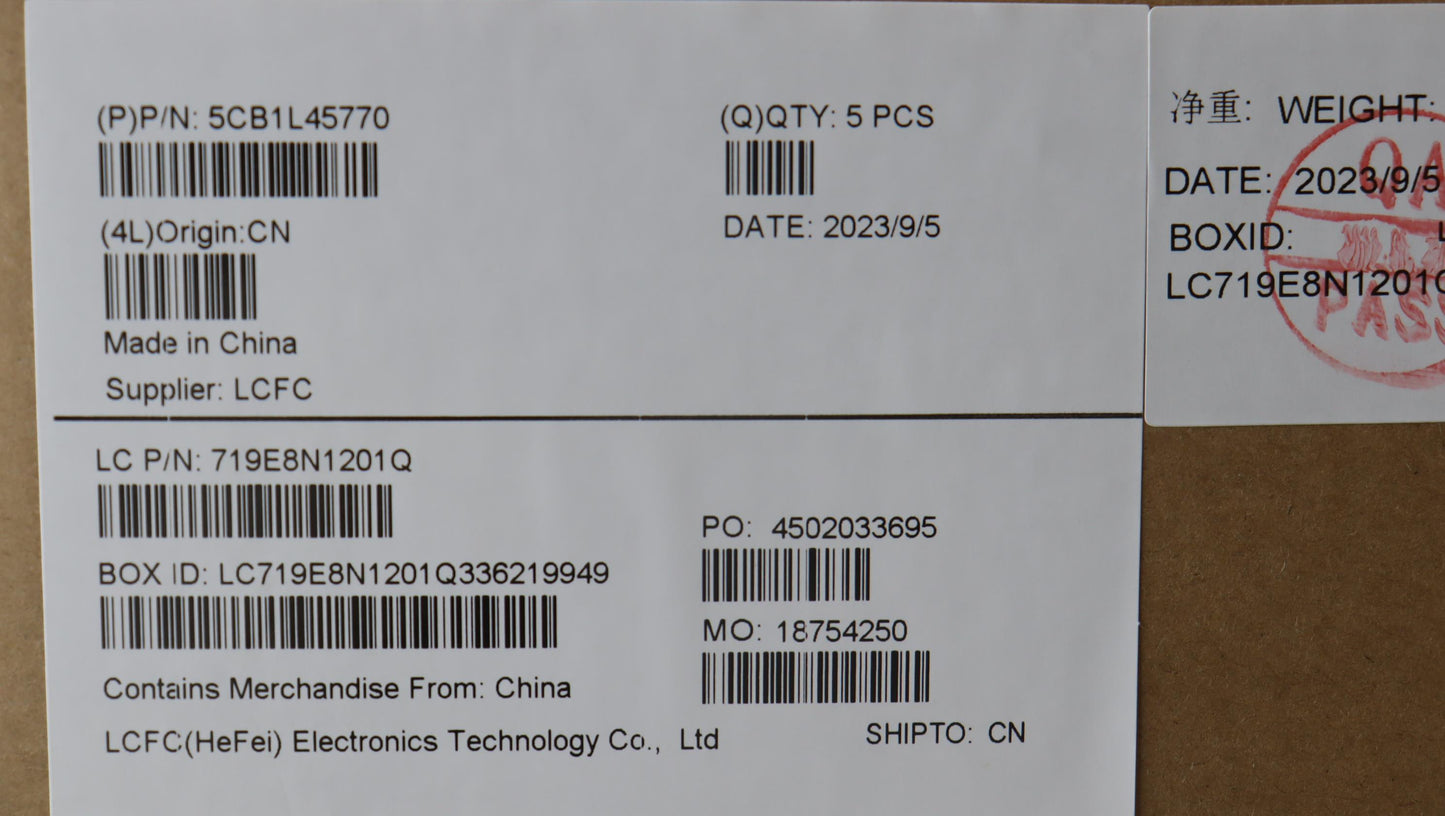 Lenovo Cover Upper Case Assembly Bul - 5CB1L45770