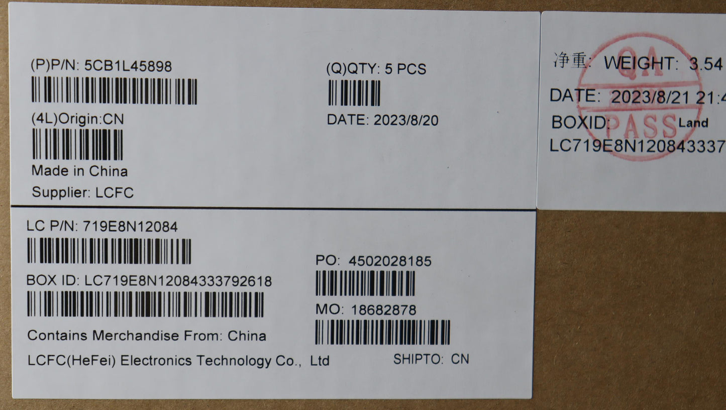 Lenovo Cover Upper Case Assembly Thai - 5CB1L45898