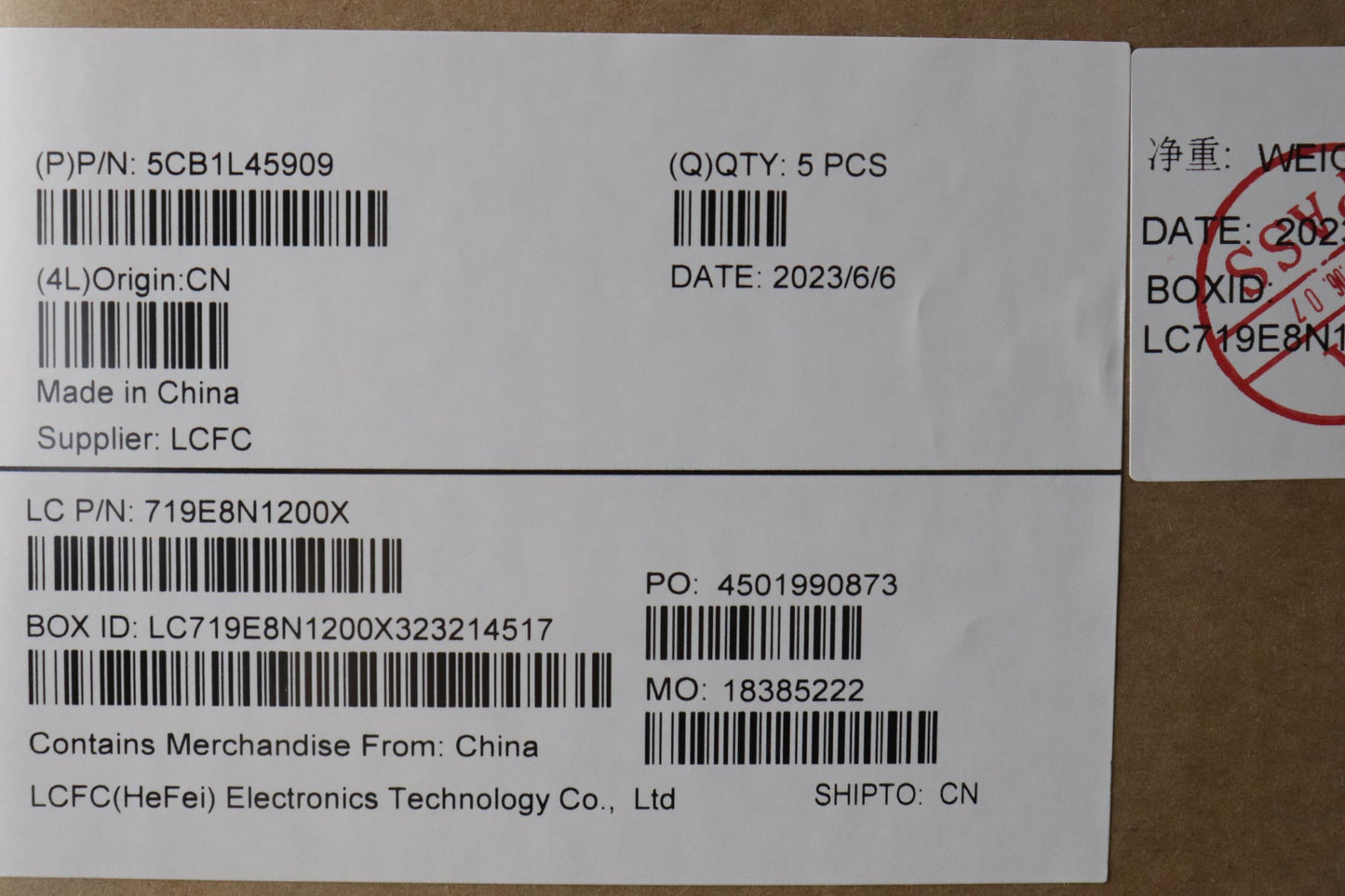 Lenovo Cover Upper Case Assembly Por - 5CB1L45909
