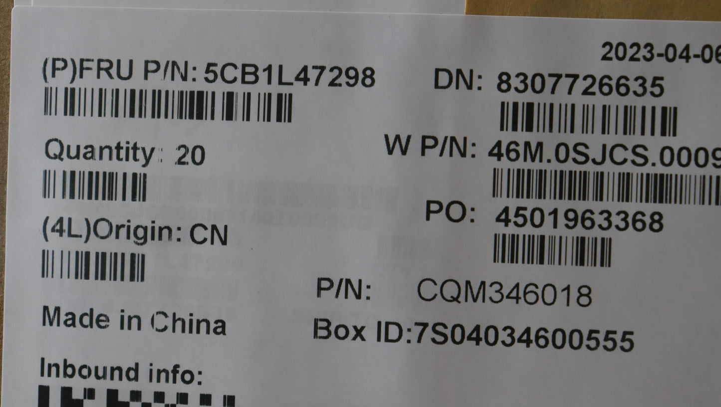 Lenovo Cover Fru Cover C Cover,Asm,Bk - 5CB1L47298