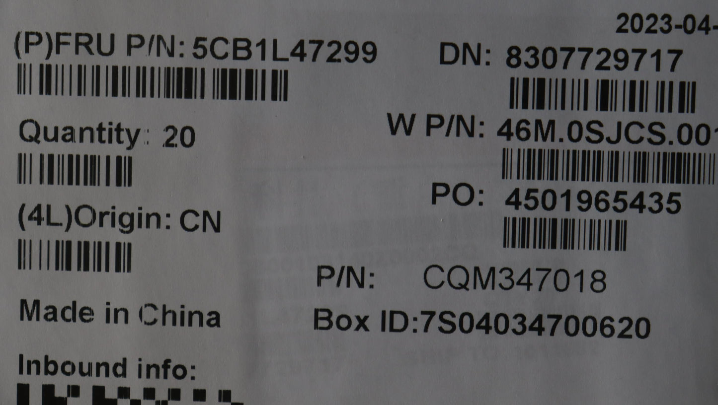 Lenovo Cover Fru Cover C Cover,Asm,Bk - 5CB1L47299