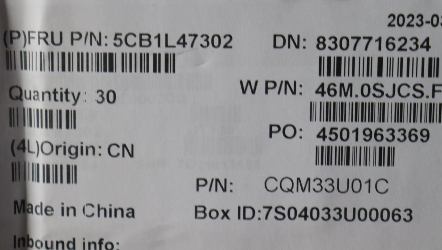 Lenovo Cover Fru C Cover Asm Bk Wwan - 5CB1L47302