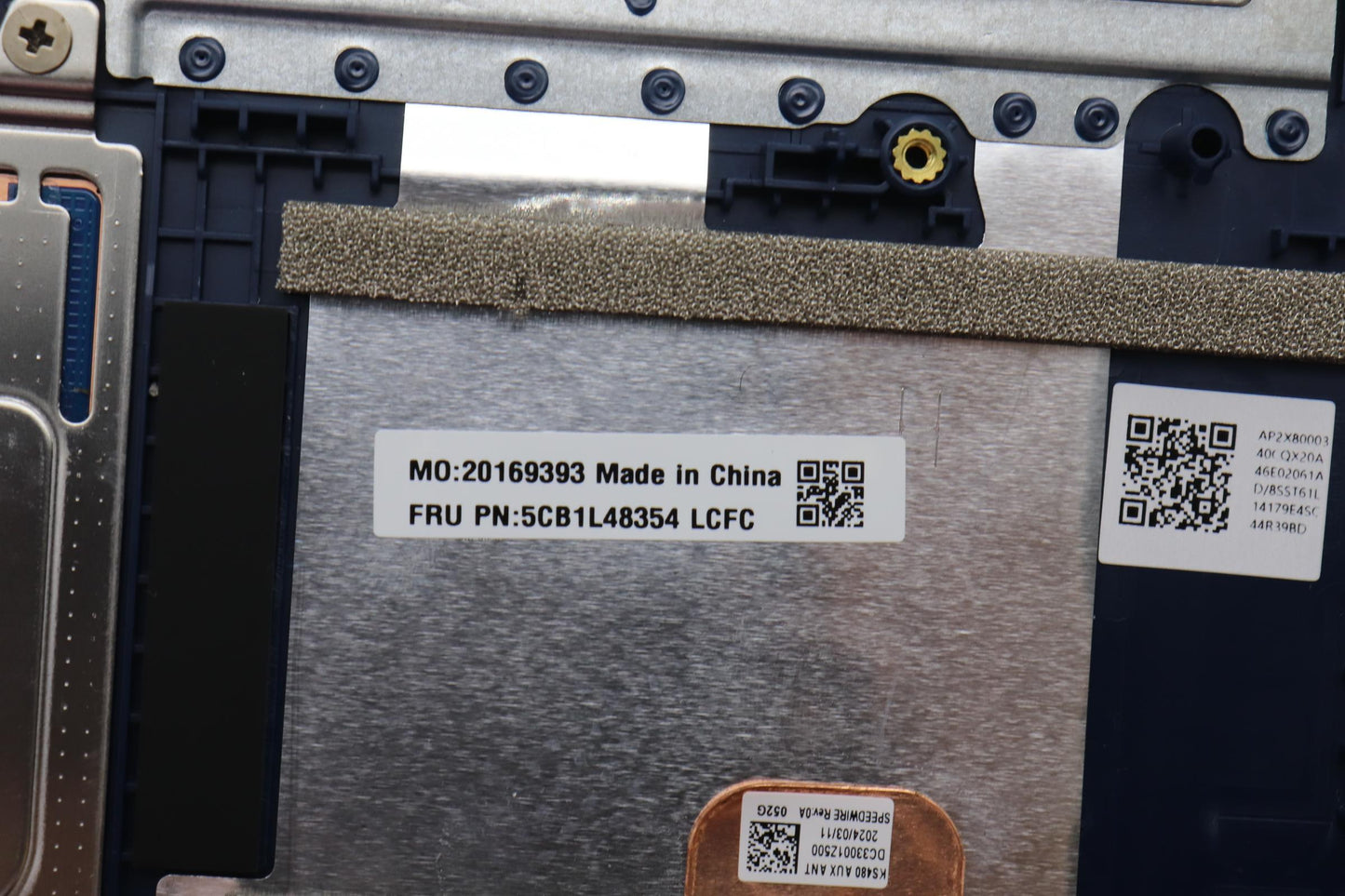Lenovo Cover Upper Case Assembly Euro - 5CB1L48354