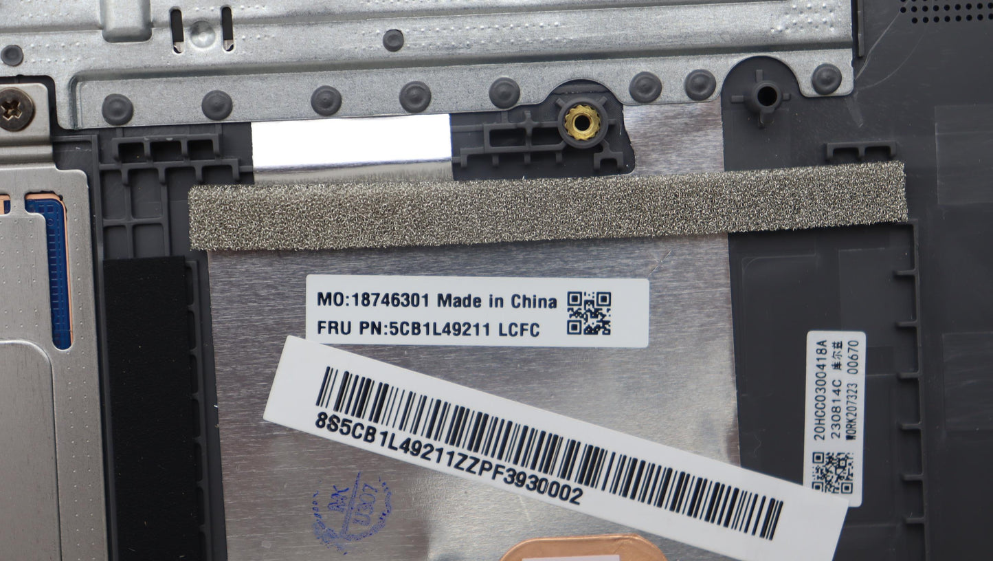 Lenovo Cover Upper Case Assembly Bel - 5CB1L49211