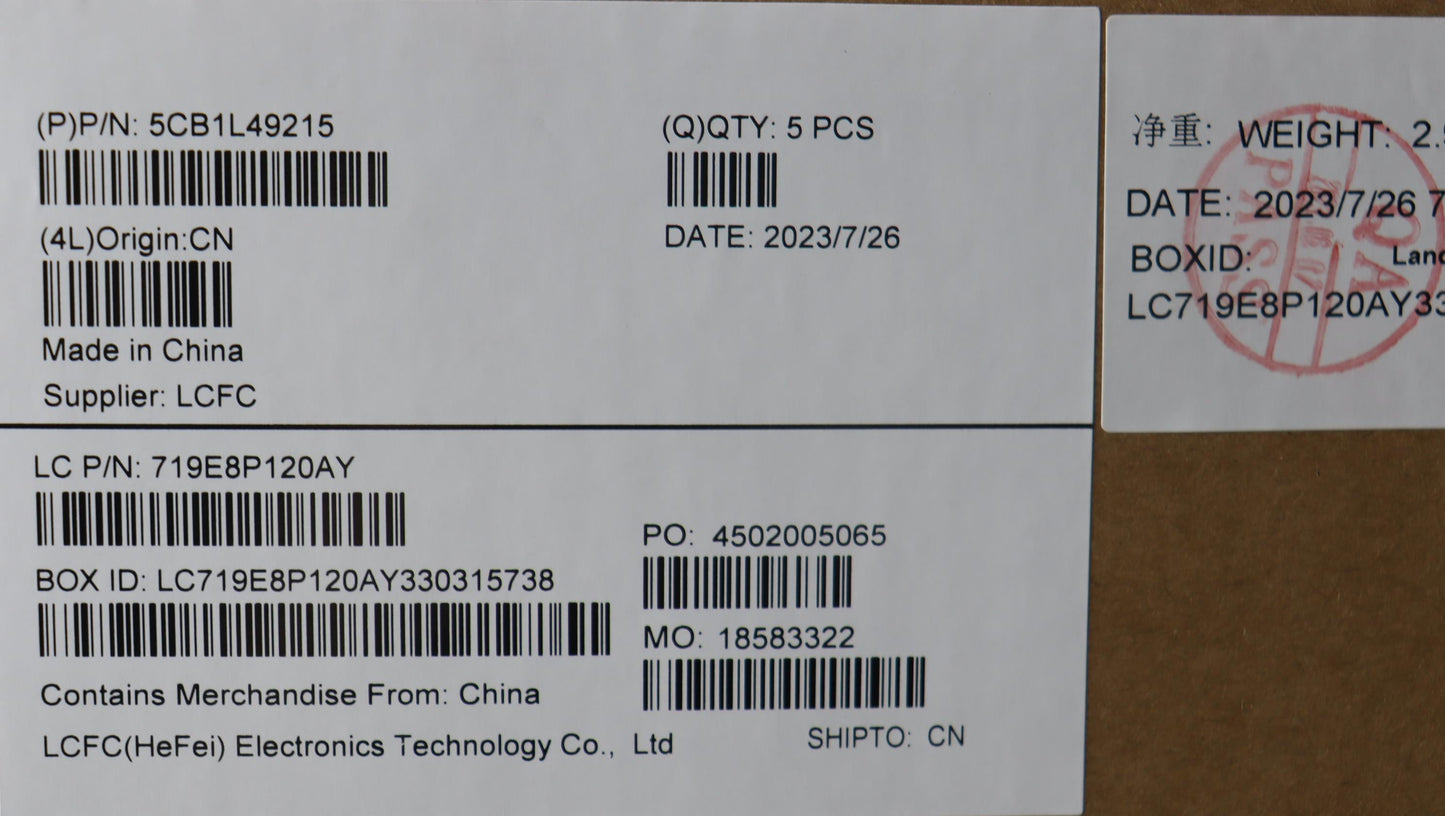 Lenovo Cover Upper Case Assembly Eng - 5CB1L49215
