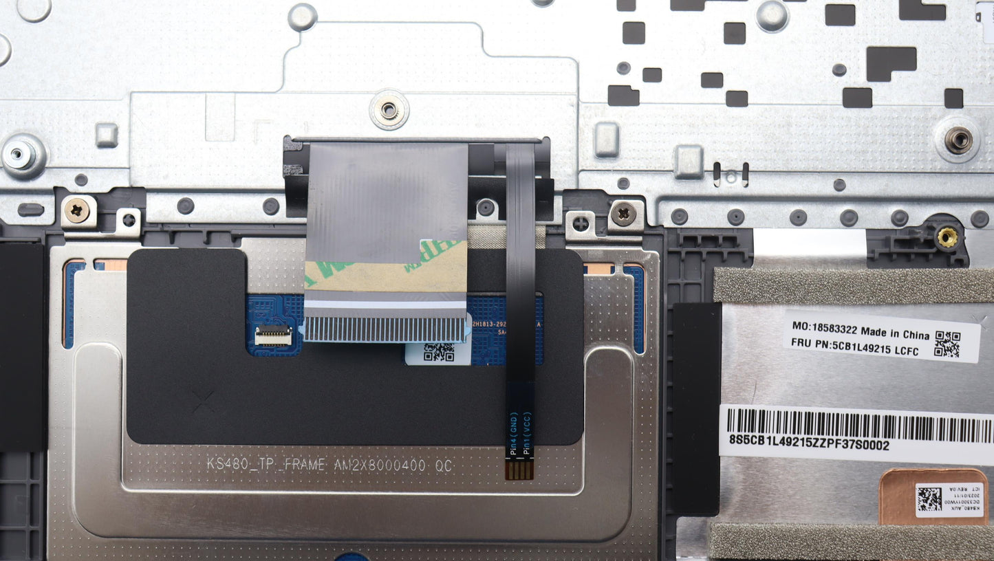 Lenovo Cover Upper Case Assembly Eng - 5CB1L49215