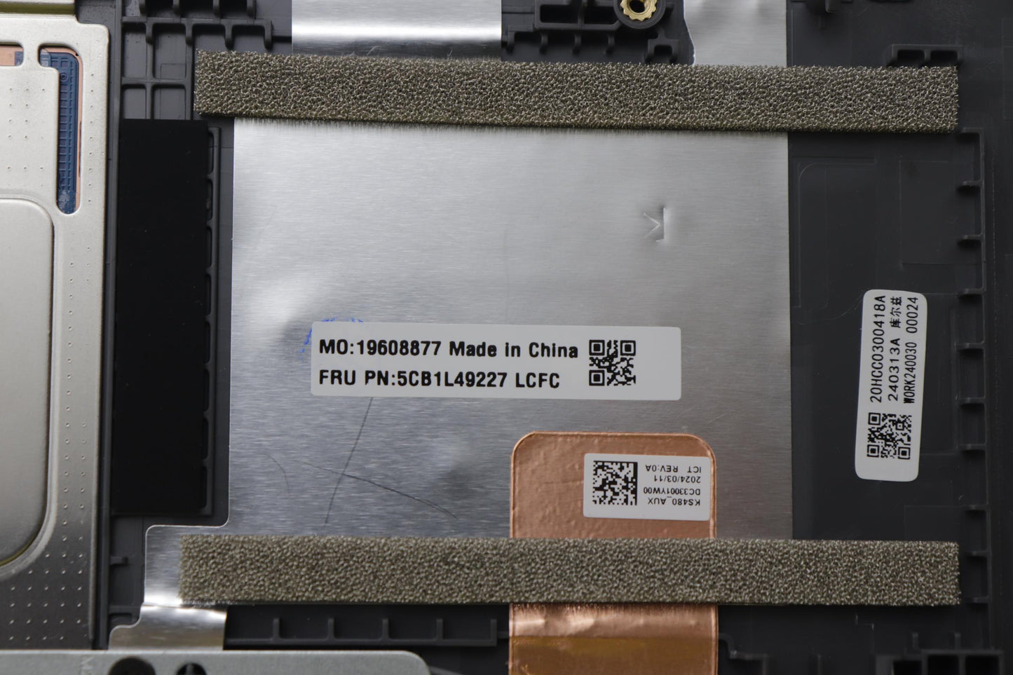 Lenovo Cover Upper Case Assembly Jpn - 5CB1L49227