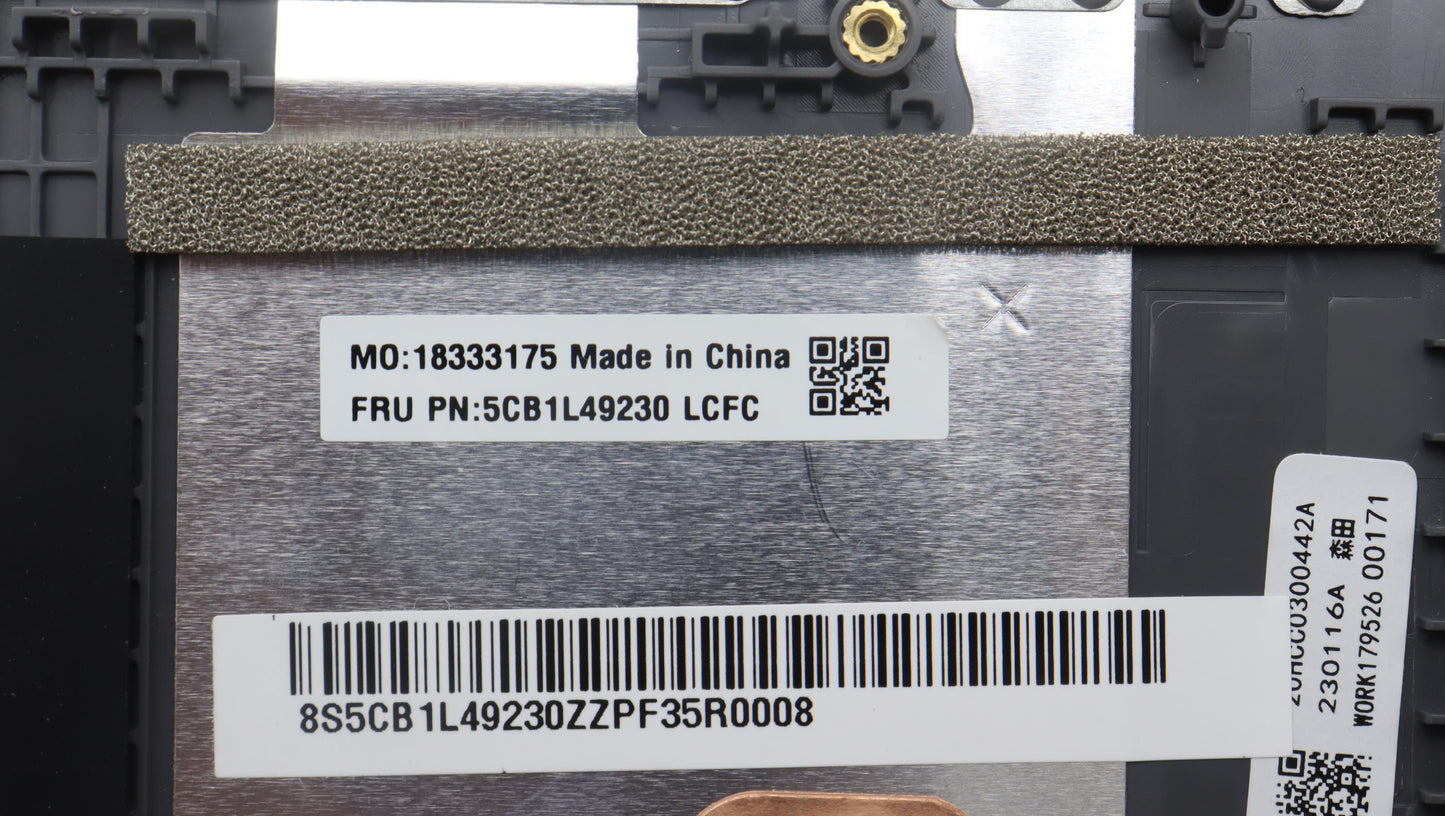 Lenovo Cover Upper Case Assembly Nord - 5CB1L49230