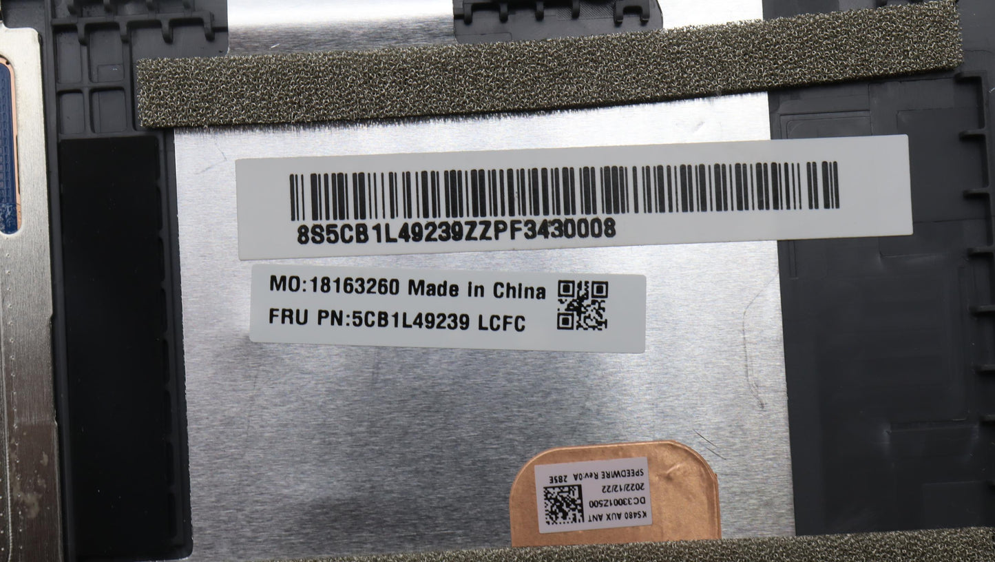 Lenovo Cover Upper Case Assembly Uke - 5CB1L49239