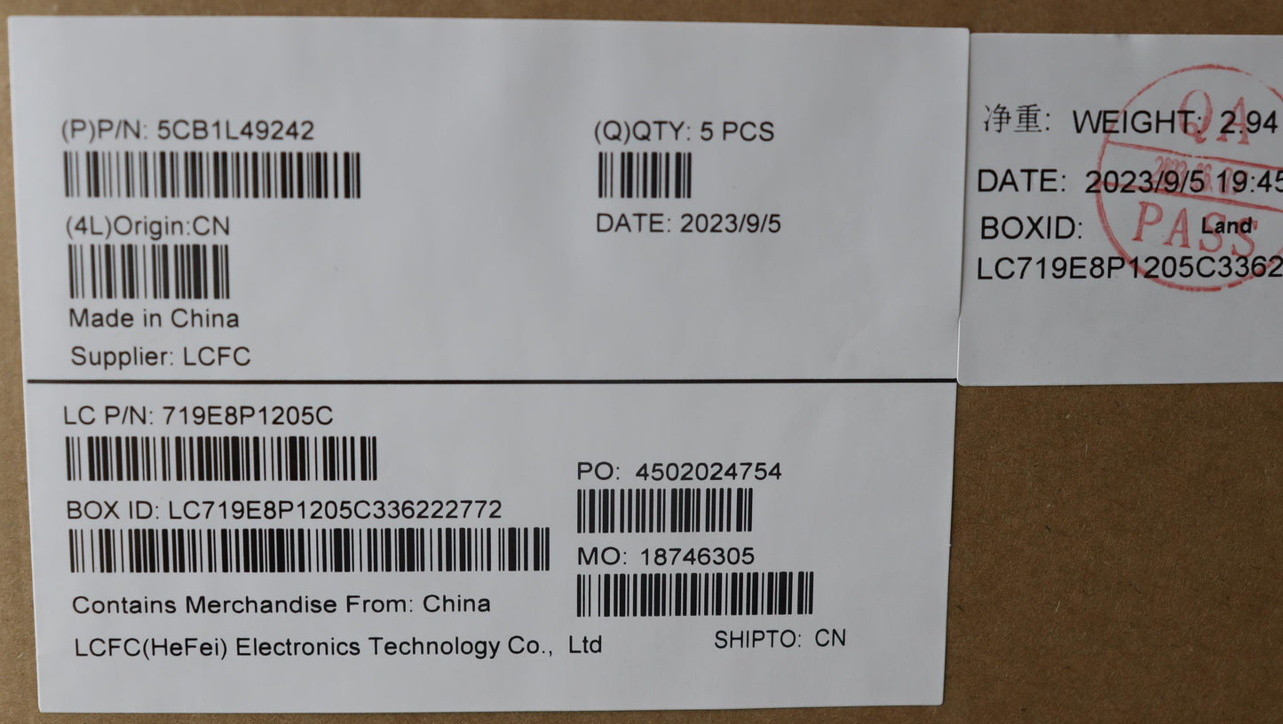 Lenovo Cover Upper Case Assembly Eng - 5CB1L49242