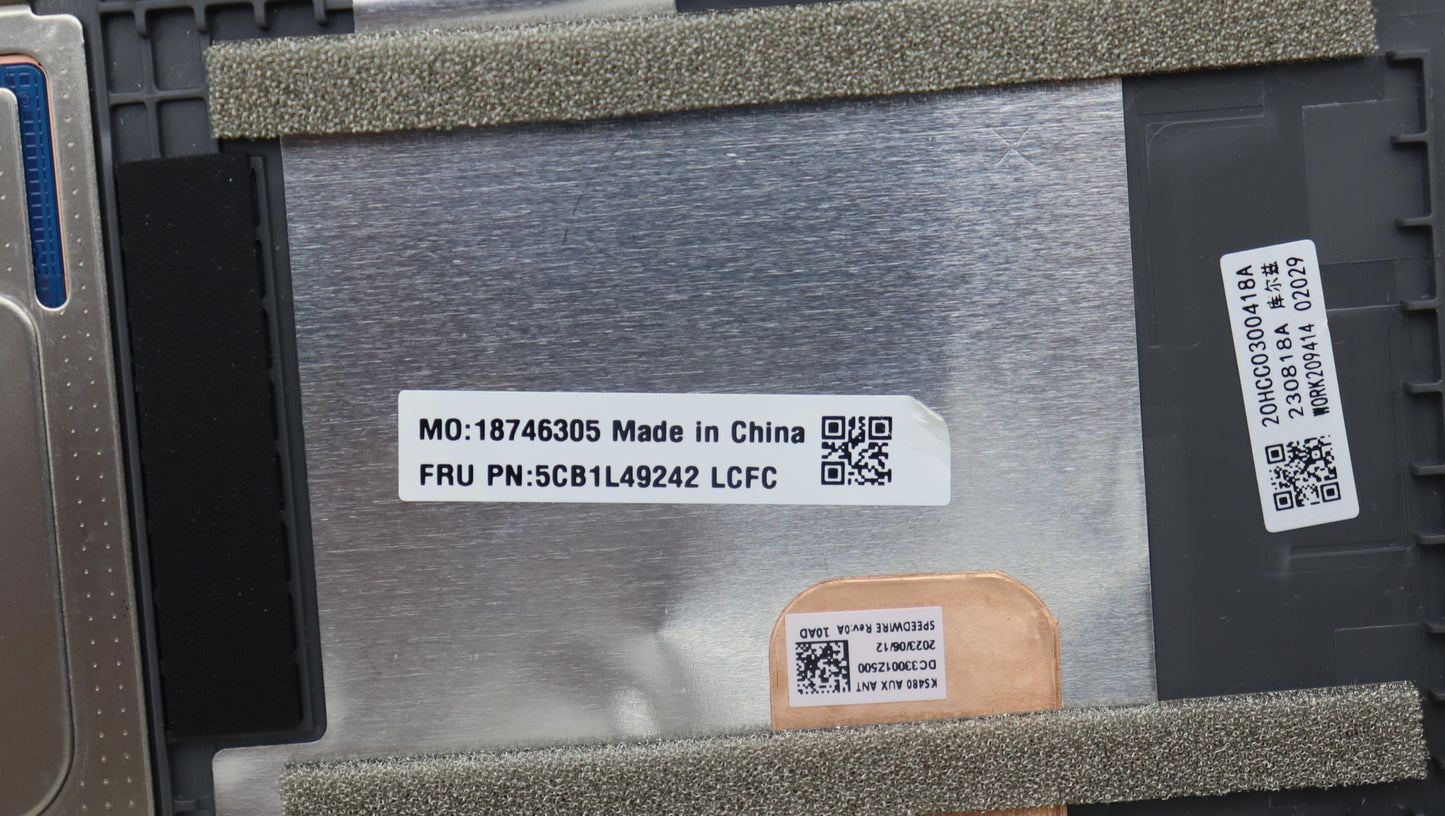 Lenovo Cover Upper Case Assembly Eng - 5CB1L49242