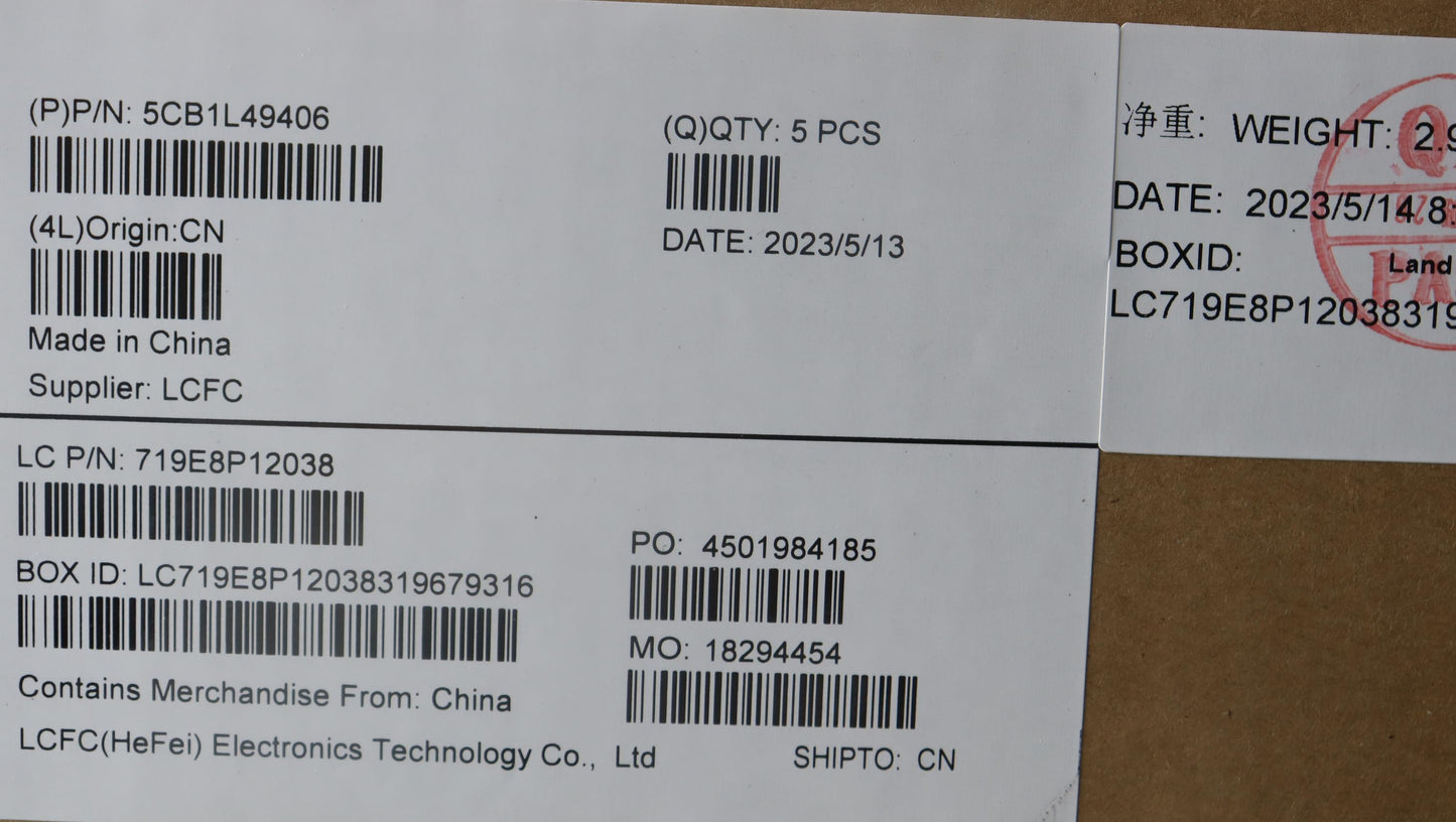 Lenovo Cover Upper Case Assembly Fra - 5CB1L49406