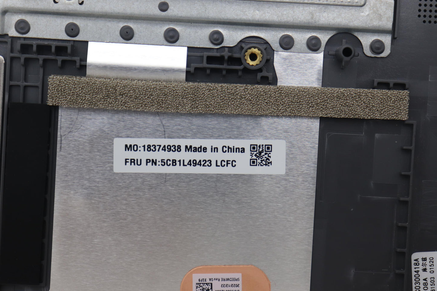 Lenovo Cover Upper Case Assembly Spa - 5CB1L49423
