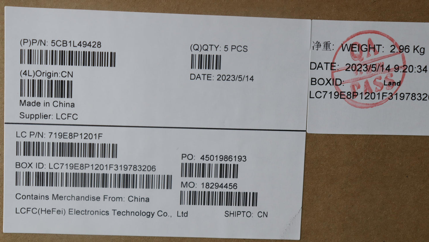 Lenovo Cover Upper Case Assembly Uke - 5CB1L49428