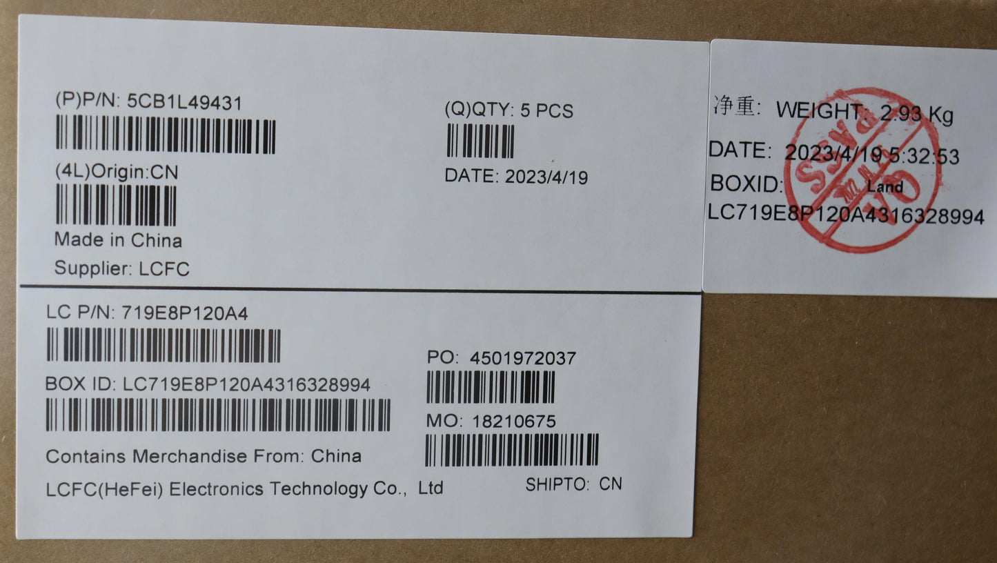 Lenovo Cover Upper Case Assembly Eng - 5CB1L49431