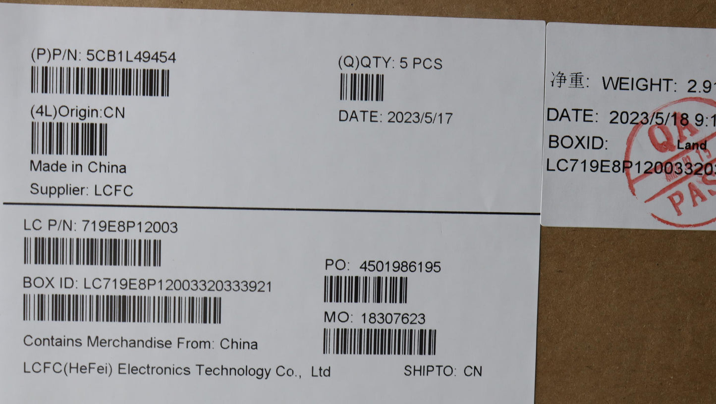Lenovo Cover Upper Case Assembly Sws - 5CB1L49454