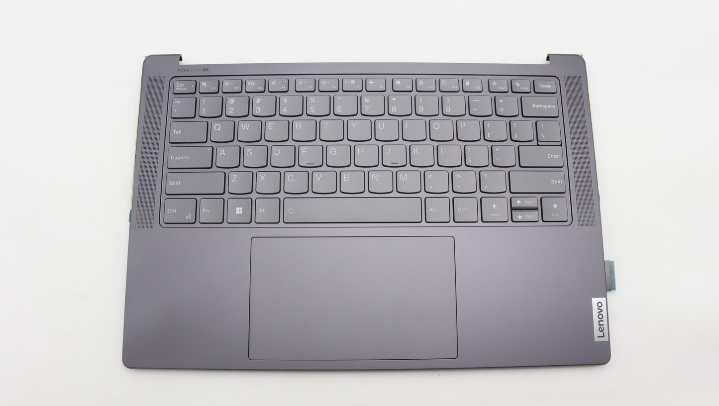 Lenovo C-Cover with Keyboard, USA English, Storm Grey - 5CB1L49556