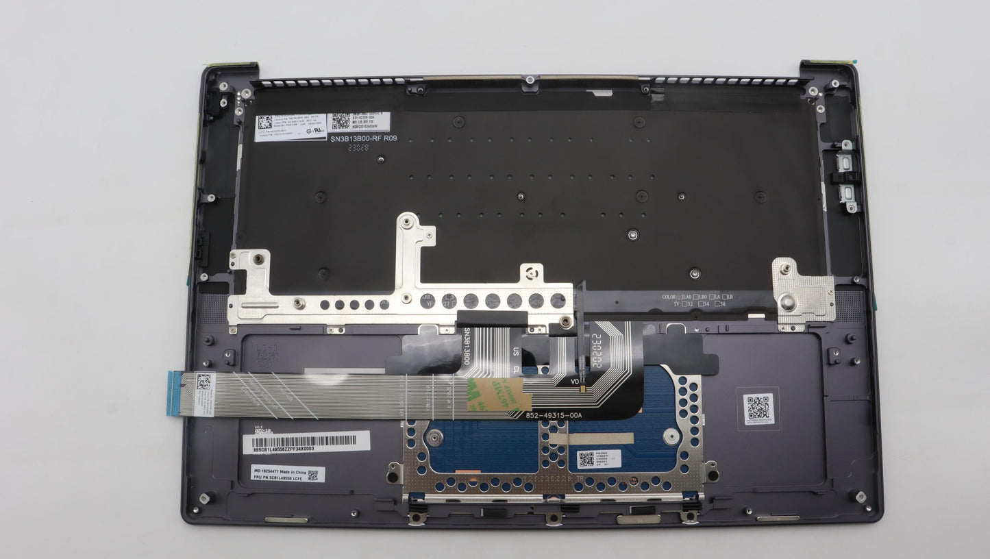 Lenovo C-Cover with Keyboard, USA English, Storm Grey - 5CB1L49556