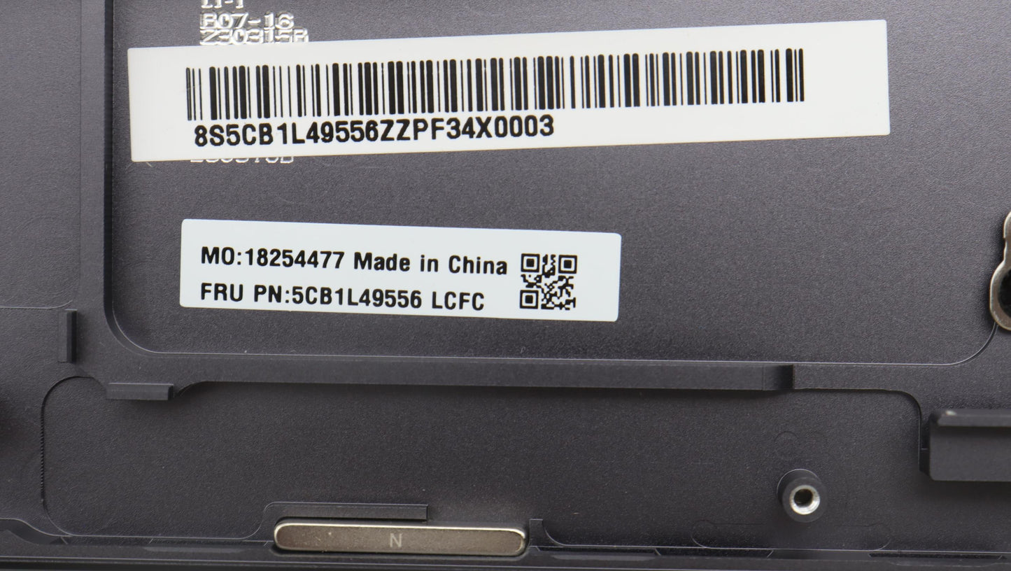 Lenovo C-Cover with Keyboard, USA English, Storm Grey - 5CB1L49556