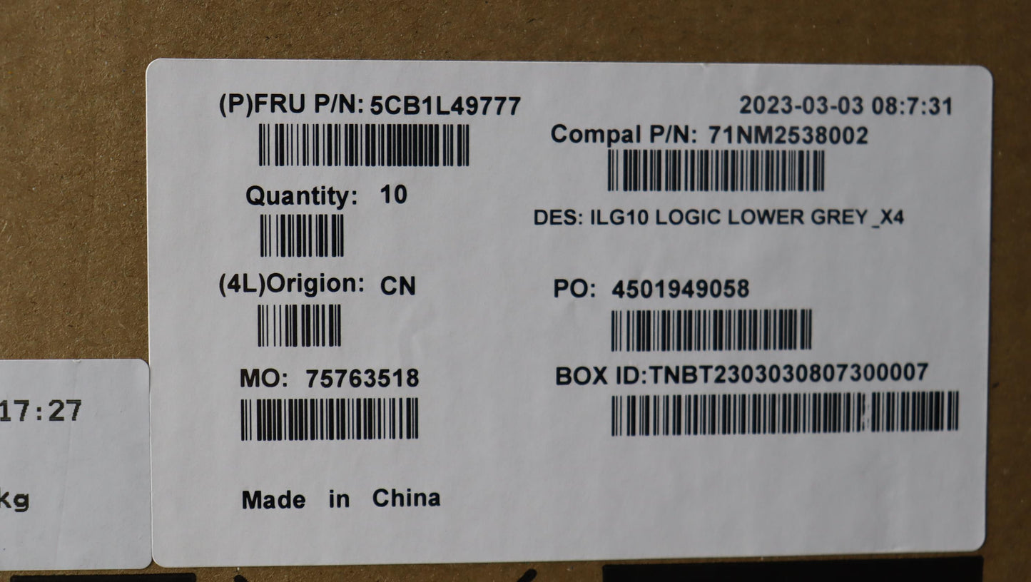 Lenovo Cover Lower Case C 82Xv H(X4) - 5CB1L49777