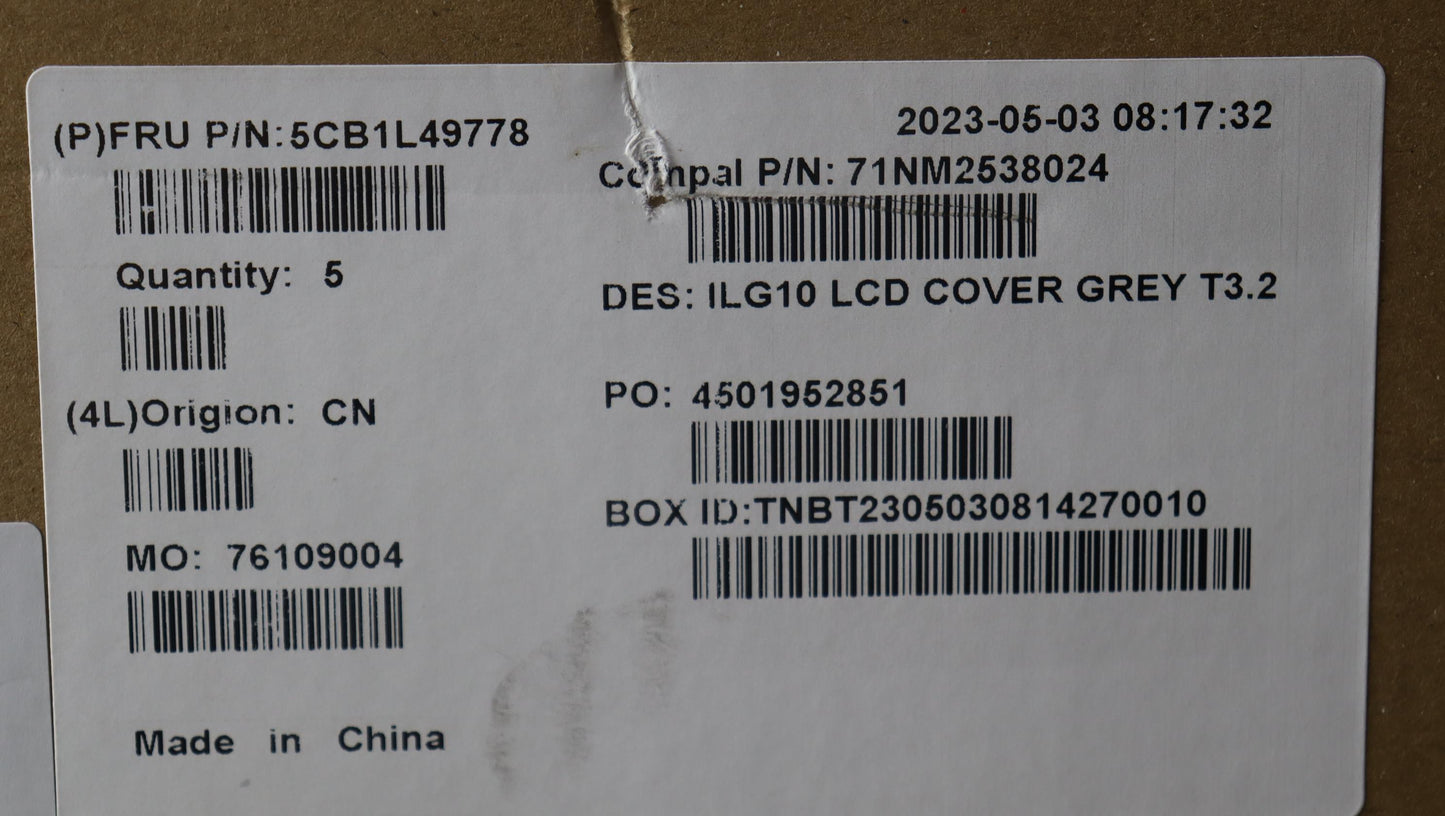 Lenovo Cover Lcd Cover C 82Xv T3.2 - 5CB1L49778