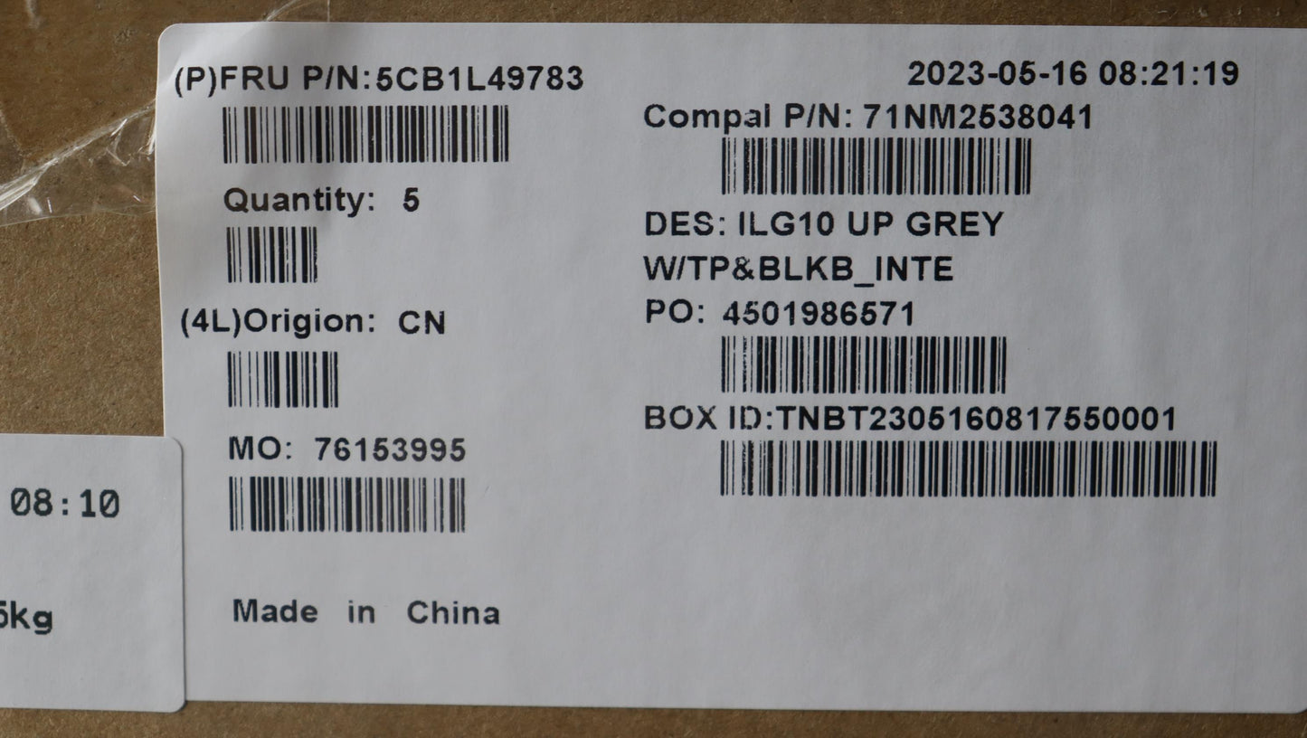 Lenovo Cover Upper Case Assembly Euro - 5CB1L49783
