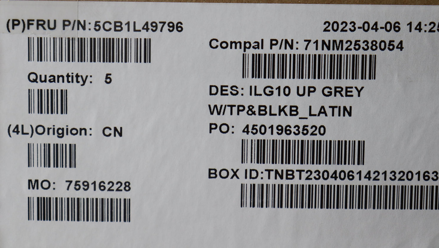 Lenovo Cover Upper Case Assembly La S - 5CB1L49796