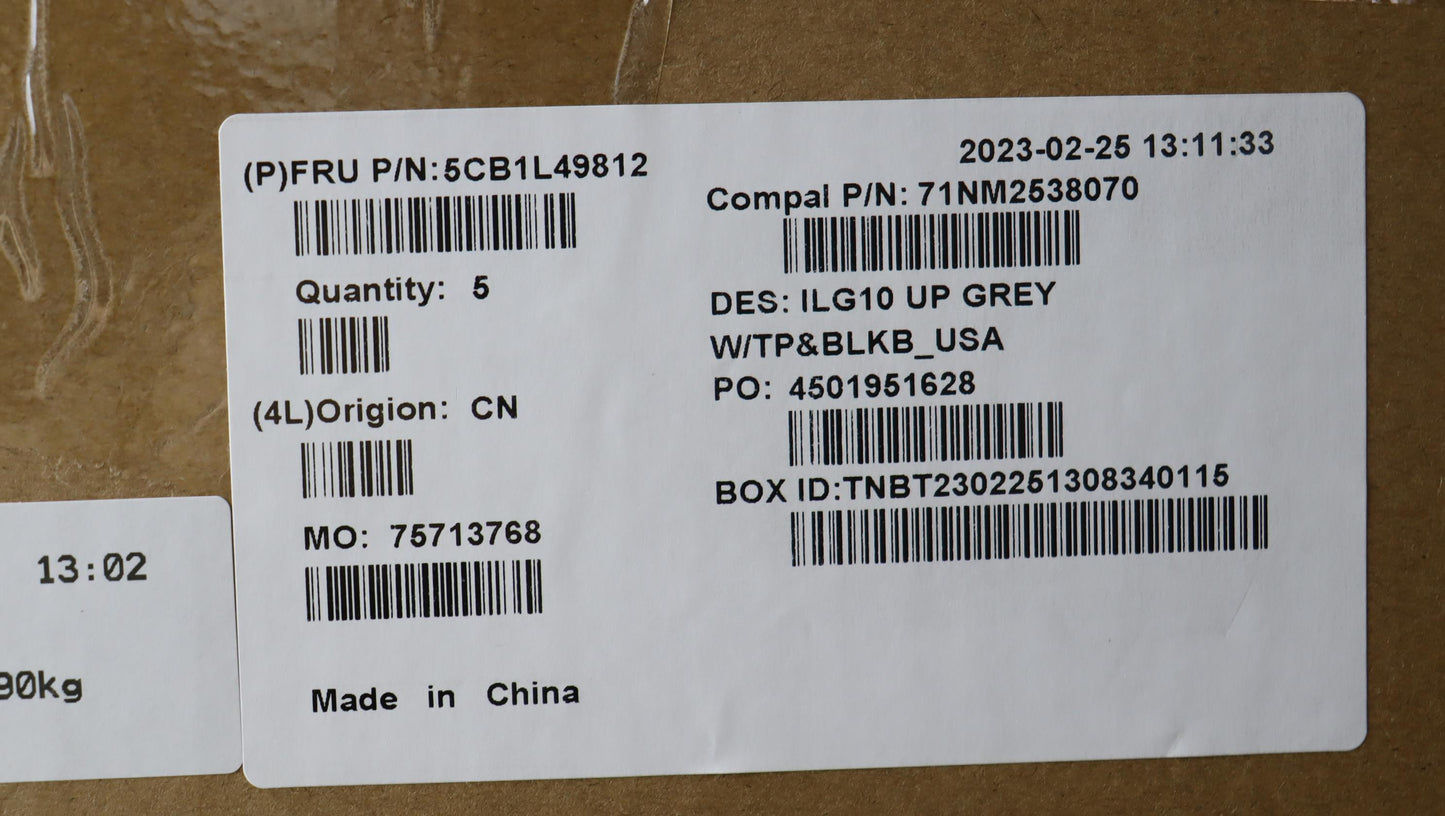 Lenovo Cover Upper Case Assembly Usa - 5CB1L49812